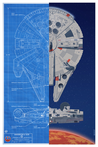 Illustration for article titled Blueprints of the Rebel ships from the Star Wars Battle of Yavin